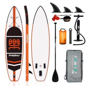 FunWater Cruise-Tabla de Paddle inflable ultraligera, tabla de Surf Sup, antideslizante, para deportes acuáticos, con accesorio
