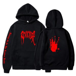 Revenge-Sudaderas con capucha para hombre y mujer, ropa de calle informal de manga larga con estampado de moda, estilo Harajuku, Hip Hop