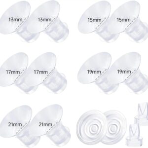 Insertos de brida de 13/15/17/19/21mm, compatibles con Momcozy S12/S12pro/S9/pro S9, para TSRETE/Spectra/Medela, escudo/bridas de 24mm