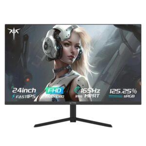 Monitor de juegos KTC H24T09P, 24 pulgadas, 1920x1080, 16:9, FHD, 165Hz, ELED, pantalla de Panel IPS rápida, HDR10, 1ms MPRT, tiempo de respuesta bajo-azul