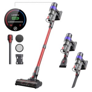 Laresar-aspiradora Elite 8 sin hilo para coche, aspiradora de mano de 60 minutos con pantalla táctil, electrodomésticos sin hilo, batería extraíble, motor cepillado, 48kpa, 500W, nuevo, 2024