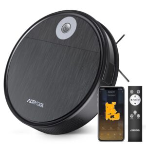 Robot aspirador de succión potente, aspiradora robótica Superfina silenciosa, 2200Pa, autocarga, WiFi/Control remoto, 120min