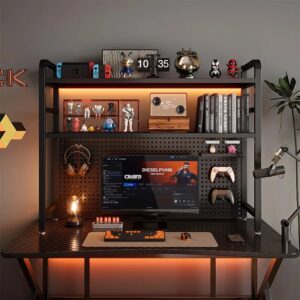 Estantería de Metal con forma de cueva para escritorio, estantería de almacenamiento para decoración de ordenador, estante de exhibición para juegos, estante de escritorio para deportes electrónicos, bricolaje