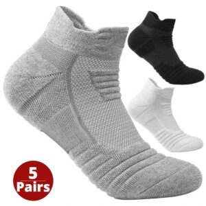 Calcetines de fútbol antideslizantes para hombre y mujer, calcetín de algodón de tubo corto, calcetines deportivos de baloncesto, calcetines desodorantes transpirables