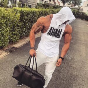 Camiseta de gimnasio para hombre, sudadera sin mangas, ropa de gimnasio, culturismo, chaleco de Fitness, camisetas de las mejores marcas