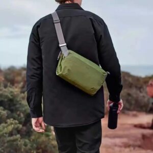 Bolso de pecho de gran capacidad para hombre y mujer, bolsa de mensajero de un solo hombro, de moda, con diseño de explorador de Australia Venture Sling 9L, unisex