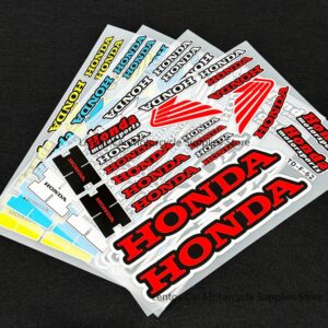 Pegatina de tira lateral de motocicleta, calcomanía de vinilo de estilo de coche para HONDA, pegatinas reflectantes, decoración de coche, nuevo