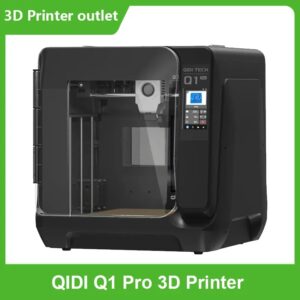 QIDI-impresora 3D Q1 Pro de alta velocidad, dispositivo con nivelación automática, motores duales de eje Z independientes, calor de cámara de 60 ℃, 600 mm/s
