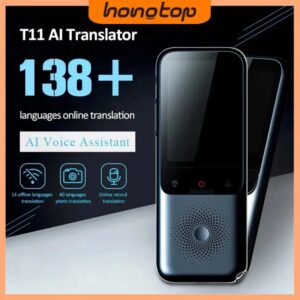 Traducción de la máquina T11 Traductor de fotos de voz inteligente en tiempo real 134 idiomas Traductor de texto portátil
