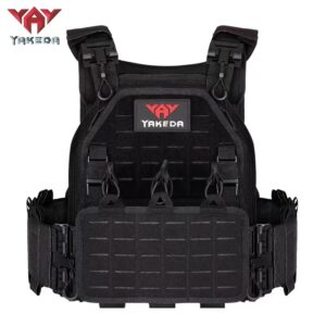 YAKEDA-chaleco táctico para caza al aire libre, protector ajustable, equipo de combate