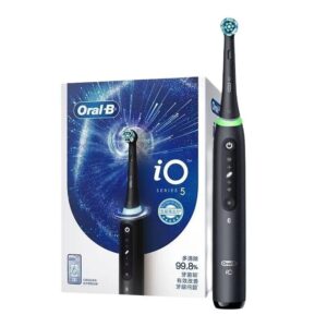 Oral-B-cepillo de dientes eléctrico iO 5 recargable, 3D, blanqueamiento dental inteligente, 5 modos, cabezal de repuesto, limpieza definitiva, estuche de viaje