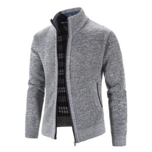 Suéter de punto para hombre, cárdigan informal de lana, abrigos de Color sólido, talla grande 3XL, 5 colores, primavera y otoño, novedad