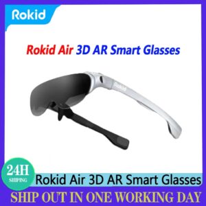 Rokid-Gafas de realidad virtual plegables 3D, lentes inteligentes AR con pantalla de 120 ", 1080P, pantalla Dual OLED, 43 °, FoV, 55PPD, dispositivo de visualización de juegos en casa