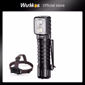 Luz de acampada trasera magnética, linterna frontal HD15 2A recargable 18650, 2000lm, LED Dual LH351D SST20, carga inversa USB