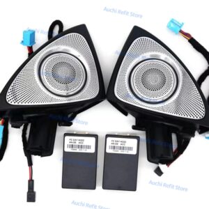 Tweeter giratorio 3D de 64 colores para Mercedes Benz C GLC E s-class W205 W213 W222 X253 W177, reajuste de bocina de altavoz de coche, RGB, LED luminoso