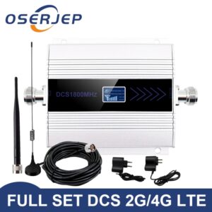 Repetidor de señal 2g, 3g y 4g, amplificador de 850/900/1800/2100 MHz, 2g, 4g, GSM, DCS, amplificador de señal celular y Antena