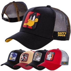 Gorra de béisbol de dibujos animados de Anime Unisex, sombrero de camionero, Parche de dibujo, alta calidad, gran oferta