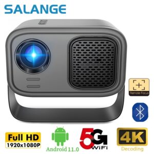 Mini proyector de vídeo P28A N1, Compatible con WiFi 11,0 P, Bluetooth, cine en casa inteligente, películas, Airplay, Miracast, Android 1080