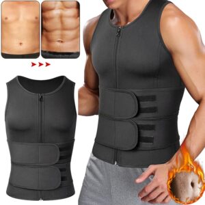 Entrenador de cintura para hombres, chaleco de Sauna, corsé de Fitness, adelgazante de Abdomen, moldeador de cuerpo, reductor de vientre, quemagrasas, cinturón recortador de camisa