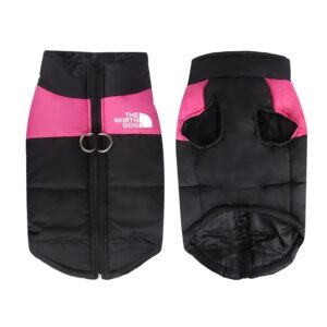 Ropa de invierno para perros de 8 tamaños, S-5XL para mascotas, chaleco Cálido impermeable para perros grandes, abrigos de esquí para gatos y cachorros, chaquetas Verdes/Rojas/azules/rosas