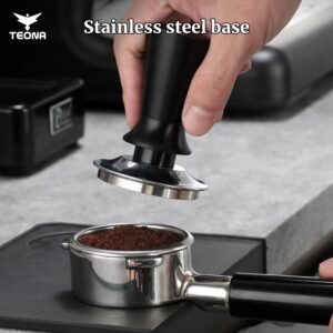 Tamper de café Barista con resorte calibrado, Tamper de acero inoxidable, 58mm, 53mm, 51mm