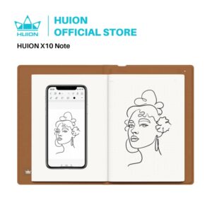 HUION-Tableta de dibujo Digital Note 2 en 1, Notebook con bolígrafo sin batería, papel inalámbrico Bluetooth, almohadilla de escritura electrónica