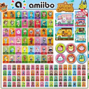 Juego de cartas Amiibo Animal Crossing: New Horizons, varios roles lindos, NS Switch 3DS, divertido, colecciona Mini tarjetas NFC