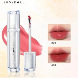 Judydoll pintalabios de hierro para glaseado de hielo, copas antiadherentes, brillo de espejo, loción labial acuosa, cabezal de cepillo de Metal, Cosméticos de maquillaje