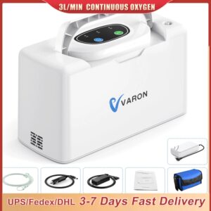 VARON-NT-05 portátil de flujo continuo, máquina 0xy/* gen-30 ± 2%, para hogar/viaje/sueño, 3,3 libras, CA y CC, disponible en EE. UU.