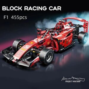 Juego de bloques de construcción de coche de carreras F1, juguete de construcción con ladrillos, regalo festivo, Navidad, Halloween, Pascua, 455, piezas