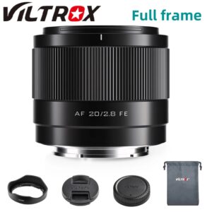 VILTROX-lente de cámara de montura Z, marco completo, Ultra gran angular, enfoque automático, lente Vlog, 20mm, F2.8, para Sony, A7C, A6400