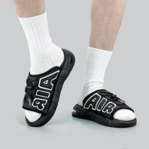 Zapatillas deportivas antideslizantes para Hombre, Chanclas suaves de PVC con diseño de cojín de aire, novedad de verano