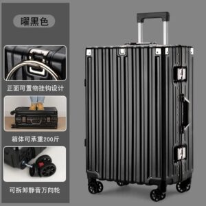 Equipaje de gran capacidad con marco de aluminio reforzado, caja de carro anticolisión, caja de contraseña, Maleta informal, rueda silenciosa, 20 pulgadas, 22 pulgadas, 24 pulgadas, 26 pulgadas