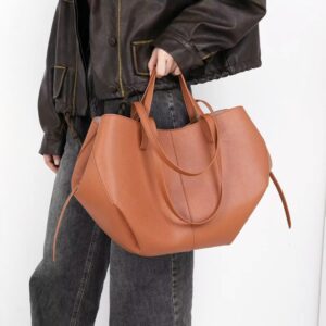 Bolso de hombro de cuero PU, cartera grande de diseñador con asa superior, bolso de compras, marca de lujo
