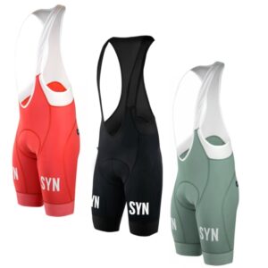 Pantalones cortos con pechera para hombre y mujer, Shorts a prueba de golpes con asiento de esponja, configuración de alta calidad, larga distancia, SYN