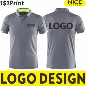 Polo deportivo de secado rápido, Camiseta con estampado personalizado, logotipo de marca de la empresa, Polo informal de manga corta con bordado, patrón de personalidad