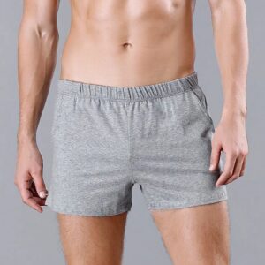 Pantalones cortos transpirables de algodón para hombre, pijamas sueltos de moda, pantalones casuales, ropa de dormir elástica transpirable, ropa de dormir para el hogar, Verano