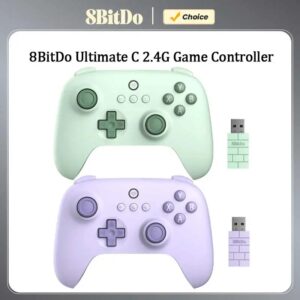 8bitdo-mando de juegos inalámbrico Ultimate C, 2,4G, Joystick para PC, Windows 10, 11, Steam Deck, Raspberry Pi, Android
