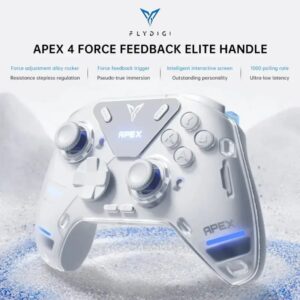 Flydigi-mando inalámbrico Bluetooth Apex4, controlador de vapor somatosensorial para PC, para Android, IOS, Smart TV