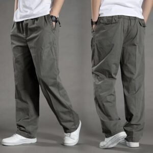 Pantalones Cargo de algodón para Hombre, ropa de trabajo de talla grande 6XL, Joggers de escalada informales, pantalones de chándal para Hombre, verano, primavera, Otoño, nuevo