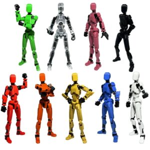 Titan 13 figuras de acción T13, figura de acción con estampado 3D, multiarticulado movible, Nova 13