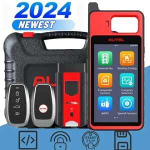 Autel-Kit generador de llaves Universal MaxiIM KM100, herramienta de generación de llaves rápida, transpondedor, herramienta de renovación de llaves de lectura/escritura/clonación