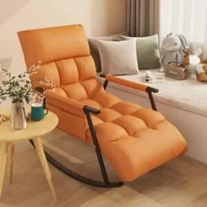 Mecedora reclinable, sofá perezoso nórdico, muebles de sala de estar, balcón, dormitorio, sillas de salón relajantes