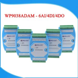 6AI 4DI 4DO 0-20MA 4-20MA entrada Digital y módulo de salida RS485 MODBUS RTU comunicación WP9038ADAM WELLPRO