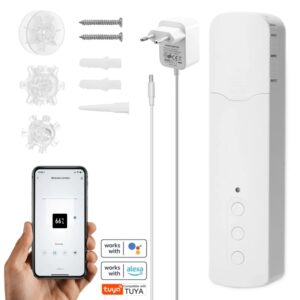 Sistema de interruptor de cortina eléctrica inteligente con WIFI, persianas enrollables con cadena, Control por voz, compatible con Alexa y Google Home, Tuya