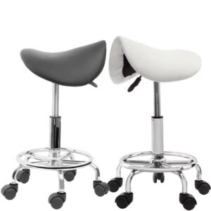 sillín hidráulico para salón de belleza, silla de masaje, tatuaje Facial, Spa, oficina, elevación ajustable
