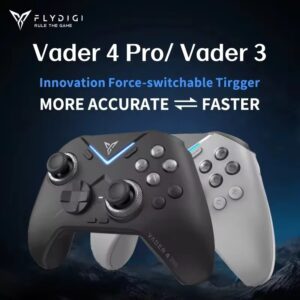 Flydigi-mando de juego VADER 4 Pro/3 VADER, control de retroalimentación de fuerza de seis ejes RGB, controlador de juego personalizado, Soporte múltiple para PC/NS/móvil/TV, nuevo