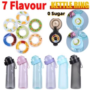 Botella de agua de 7 piezas con sabor a Air Up, 650ML, con aroma taza de agua, botella deportiva, vaina de sabor para deportes de interior y exterior, Fitness 0 Sugar