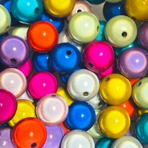 Cuentas reflectantes 3D de ilusión milagrosa, cuentas acrílicas bordadas de 4-30mm para fabricación de joyas, collares y pulseras, venta al por mayor