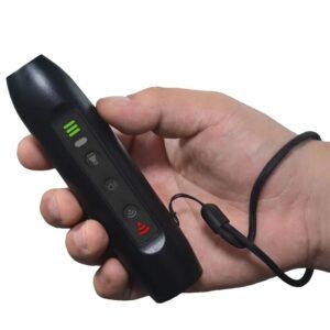 Repelente ultrasónico para perros, Stop Barker, con linterna, con pitido, recargable por USB